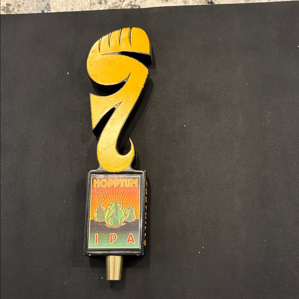 Hoppyum IPA Tap Handle - Yellow